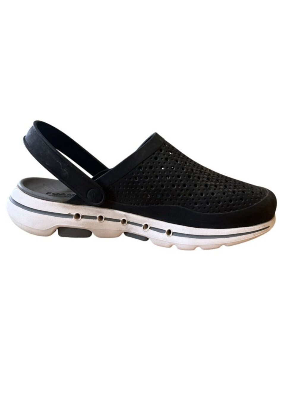 Skechers Men's Go Walk 5 Astonished Blk/Gry Slip On Clogs Sz:10 #243002 98Y